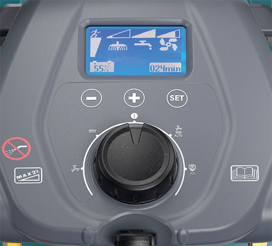 T291 Small Walk-Behind Floor Scrubber Control Panel